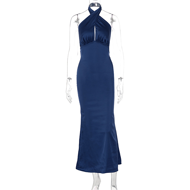 Summer Fashion Elegant Backless Sleeveless Dress - View 8
