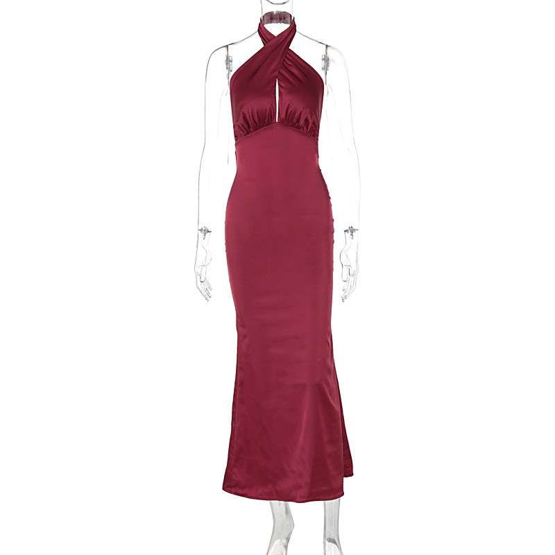 Summer Fashion Elegant Backless Sleeveless Dress - View 10