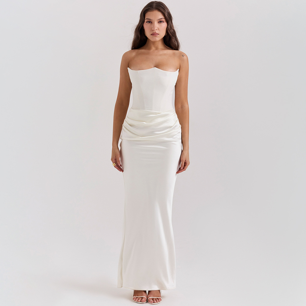Slim Tube Top Long Dress Sexy Fashion Bandeau Backless Party Evening Dresses For Women Clothing - View 14
