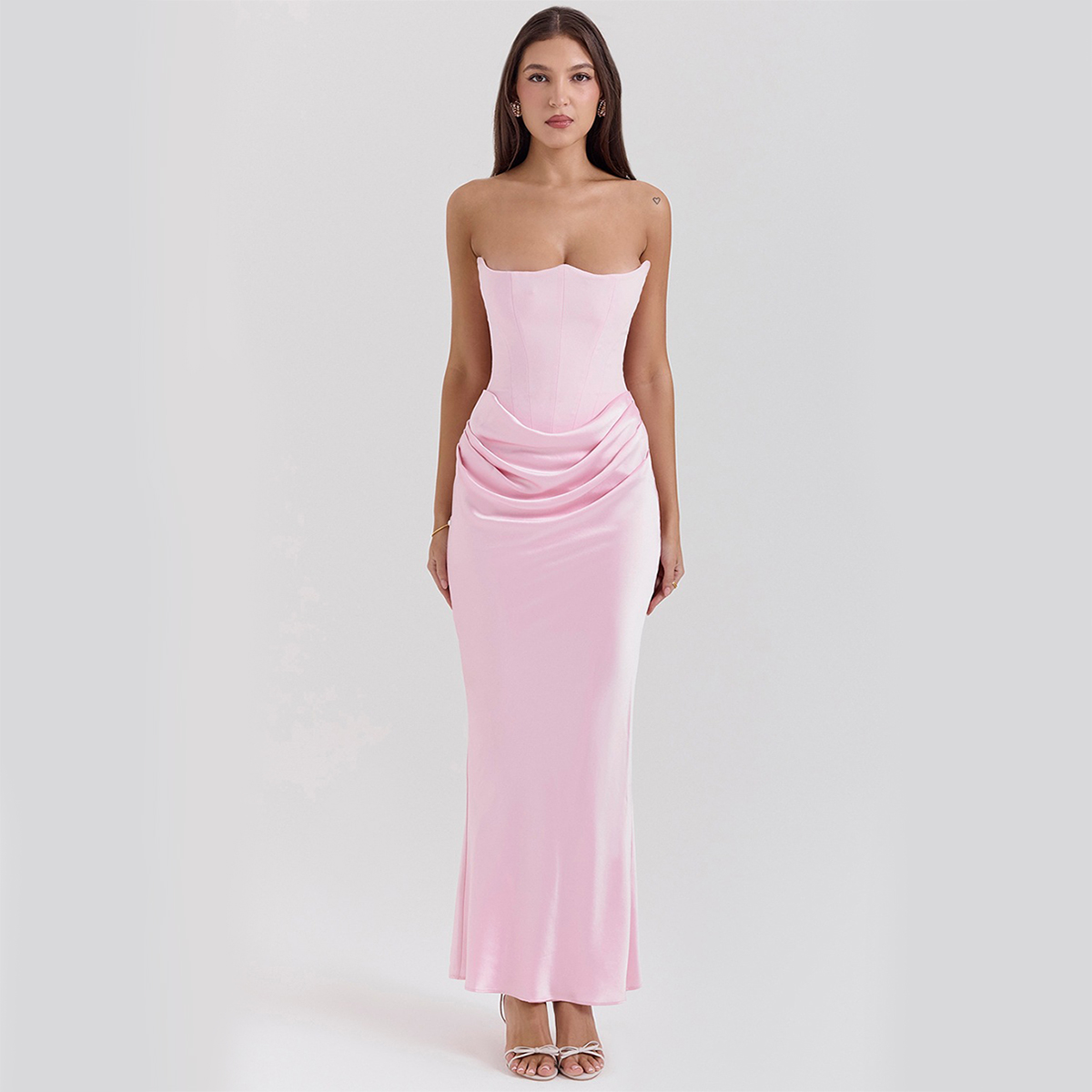 Slim Tube Top Long Dress Sexy Fashion Bandeau Backless Party Evening Dresses For Women Clothing - View 24