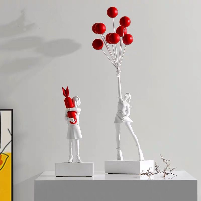 Bubble Girl Character Sculpture Decoration Decoration - View 4