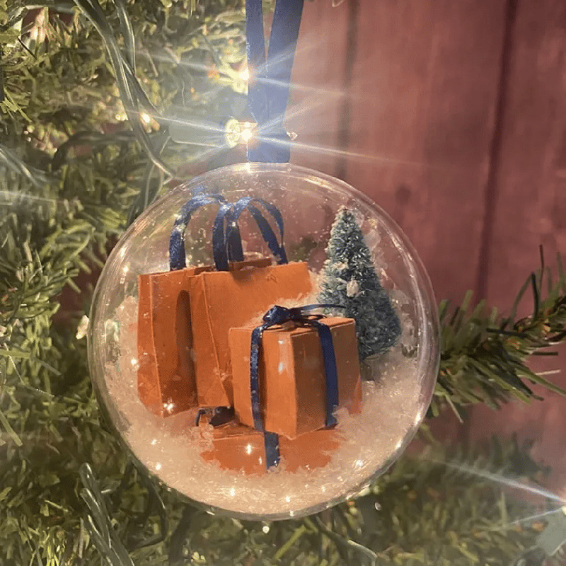 Christmas Tree Decoration Transparent Ball Hanging Decoration Scene Layout Hanging Decoration - View 12