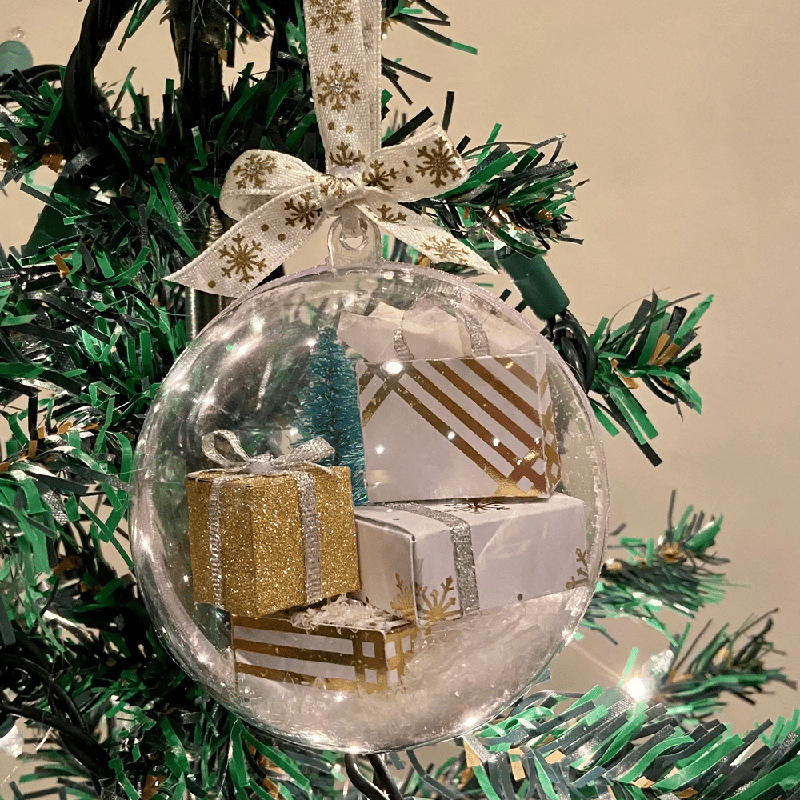 Christmas Tree Decoration Transparent Ball Hanging Decoration Scene Layout Hanging Decoration - View 13