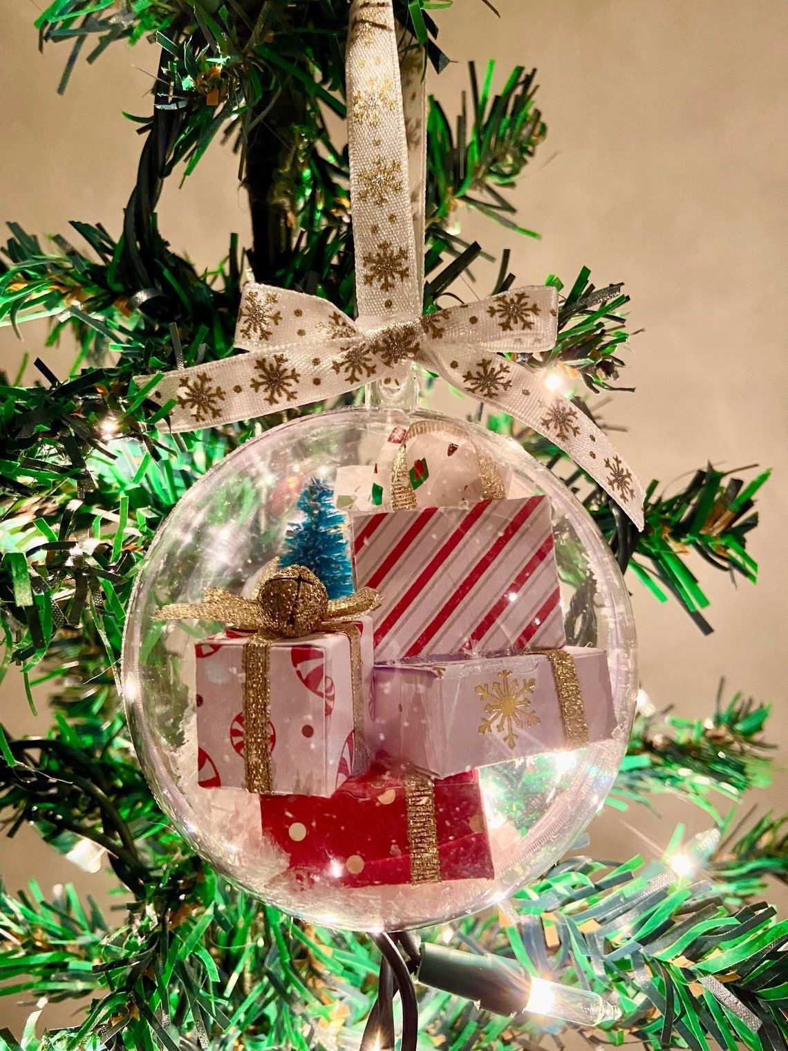 Christmas Tree Decoration Transparent Ball Hanging Decoration Scene Layout Hanging Decoration - View 14