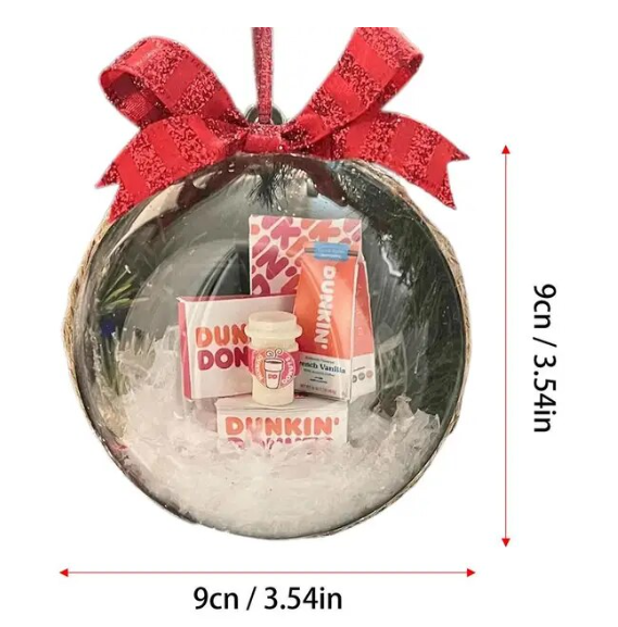 Christmas Tree Decoration Transparent Ball Hanging Decoration Scene Layout Hanging Decoration - View 15
