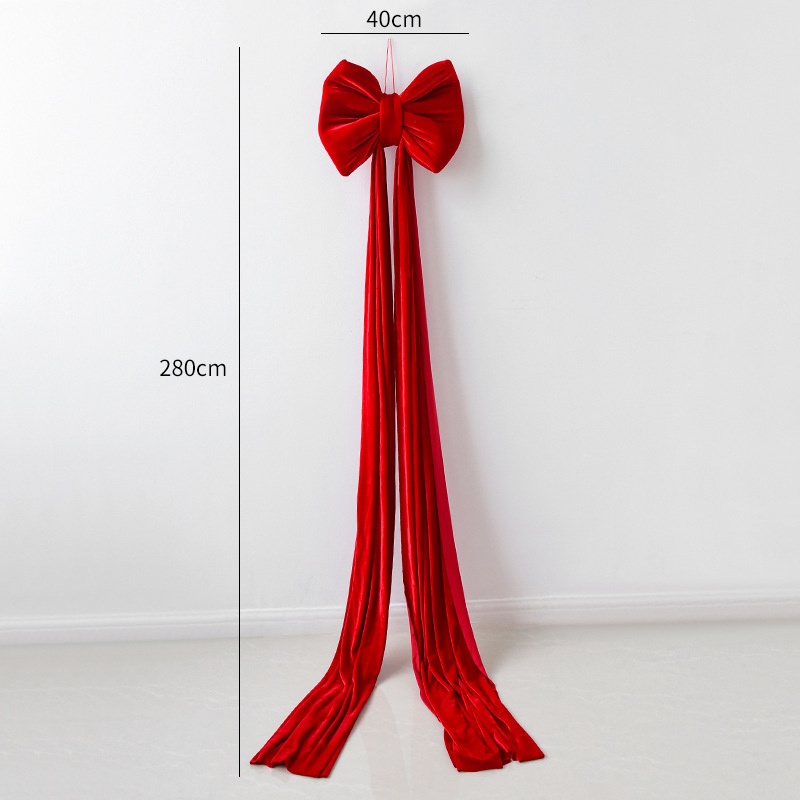 Christmas Decoration Velvet Large Bow Decoration - View 21
