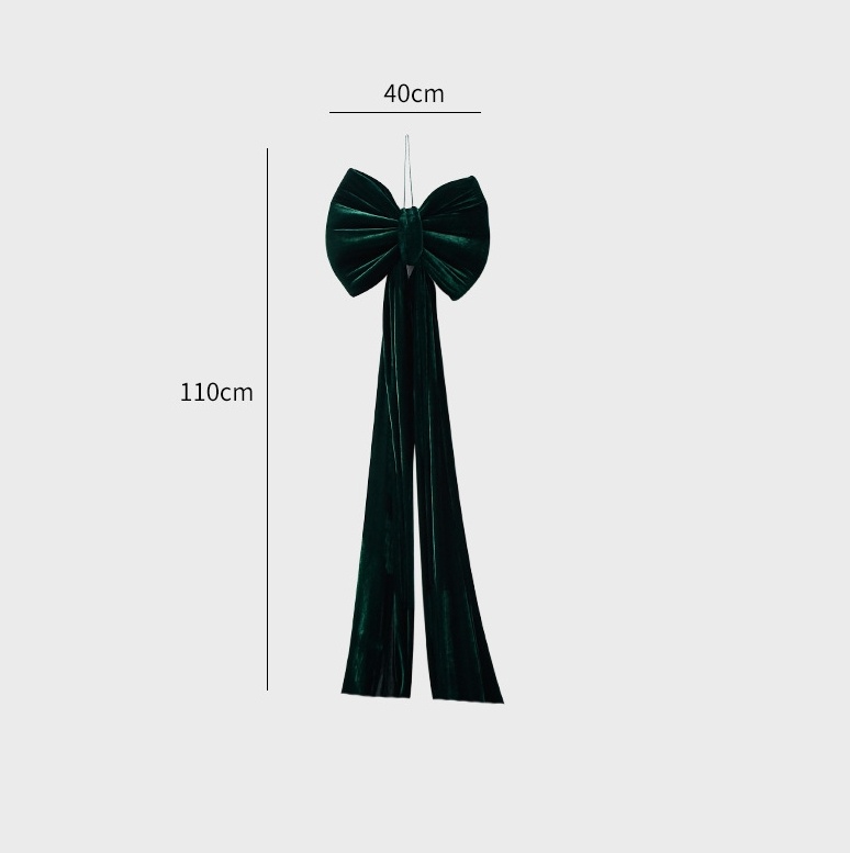 Christmas Decoration Velvet Large Bow Decoration - View 23