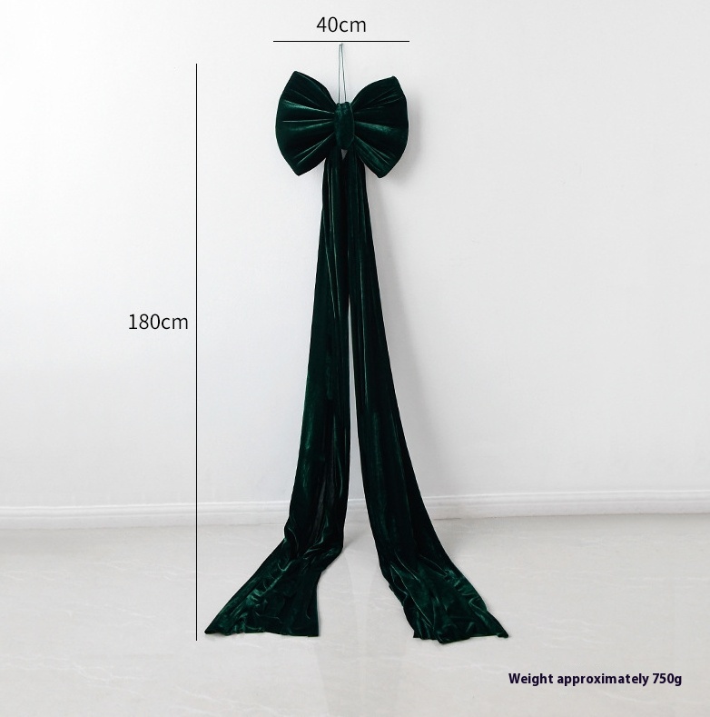 Christmas Decoration Velvet Large Bow Decoration - View 25