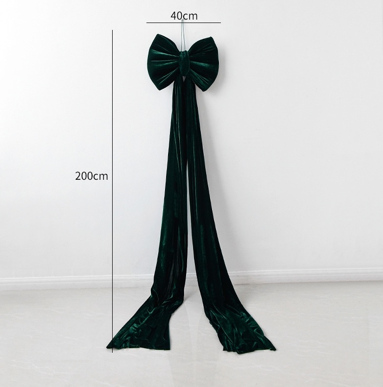 Christmas Decoration Velvet Large Bow Decoration - View 26
