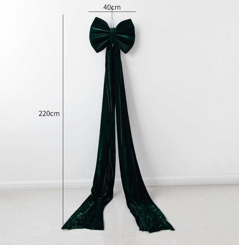 Christmas Decoration Velvet Large Bow Decoration - View 27