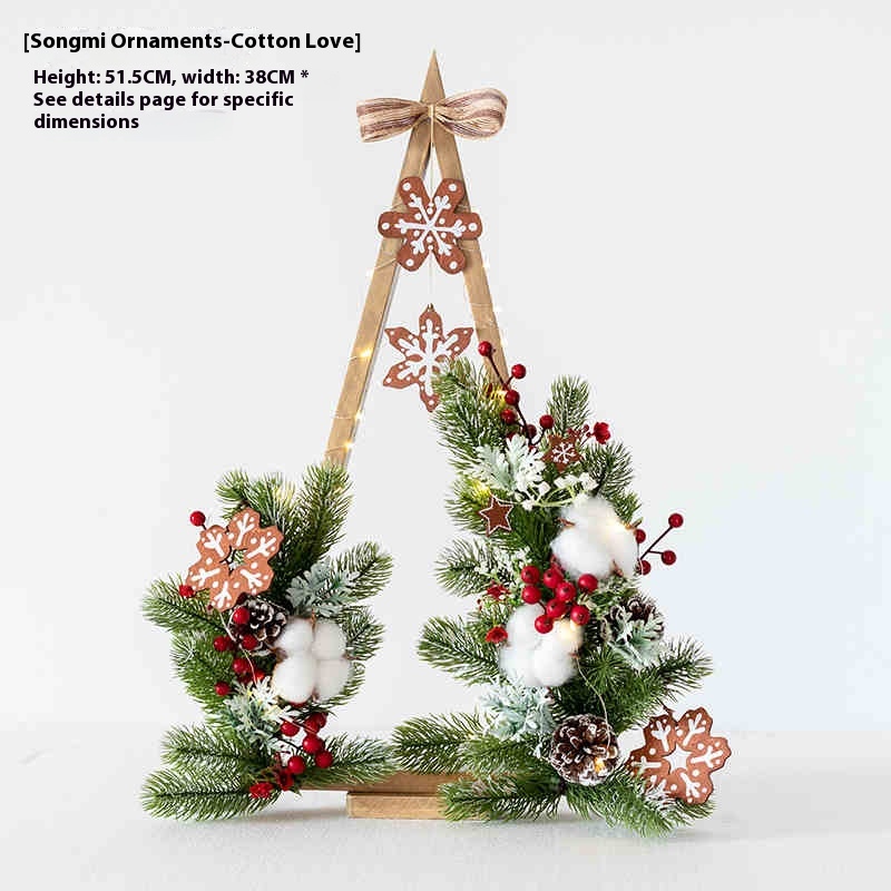 Atmosphere Flower Christmas Decoration Tree Lamp Decoration - View 7