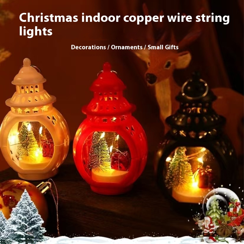 Christmas Decoration Portable Retro Style Lamp Atmosphere Decoration - View 5
